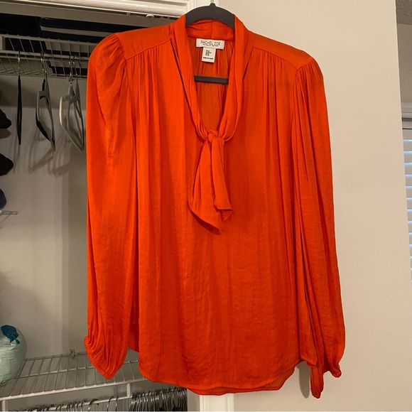 Rachel Zoe Tops - Rachel Zoe Tie Front Neck Blouse
